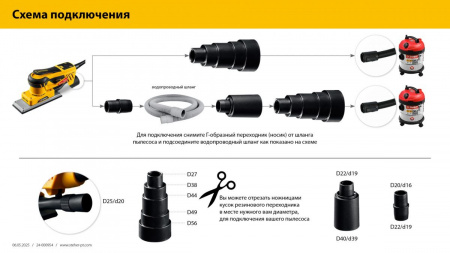 STEHER BOS-25 Duo, d125 / d150 мм, 2.5 мм, 350 Вт, бесщеточная орбитально-шлифовальная машина, кейс (BOS-25) по цене 19 680 руб. купить в Воронеже.