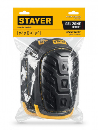 Наколенники STAYER ″PROFI″ с гелевым наполнителем и пластиковой накладкой по цене 1 680 руб. купить в Воронеже.