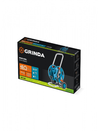 GRINDA HC-45, для шлангов 45м x 1/2″ и 20м х 3/4″, усиленные колёса, телескопическая ручка, катушка для шлангов ProLine (8-428425) по цене 3 240 руб. купить в Воронеже.