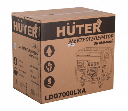 Электрогенератор дизельный LDG 7000LXА Huter по цене 108 190 руб. купить в Воронеже.