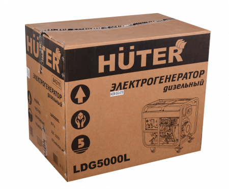 Электрогенератор дизельный LDG 5000L Huter по цене 80 290 руб. купить в Воронеже.