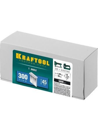 KRAFTOOL тип 18GA (47/300/F) 45 мм, 5000 шт, гвозди для нейлера (31785-45) по цене 1 700 руб. купить в Воронеже.