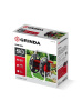 GRINDA HRM-45, для шлангов 45м x 1/2″ и 15м х 3/4″, стальные опоры, пластиковый барабан, катушка для шлангов (8-428405) по цене 1 950 руб. купить в Воронеже.