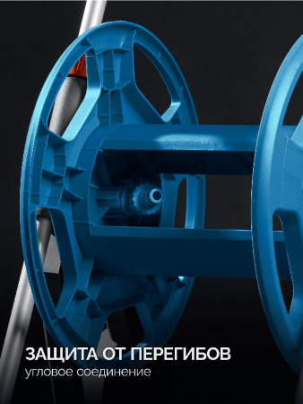 GRINDA HRK-25, шланг 25м x 1/2″, поливочный набор 4 предмета, стальные опоры, катушка со шлангом в комплекте ProLine (428460) по цене 6 700 руб. купить в Воронеже.