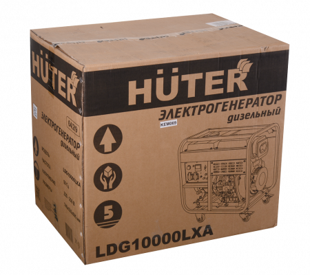 Электрогенератор дизельный LDG 10000LXА Huter по цене 121 090 руб. купить в Воронеже.