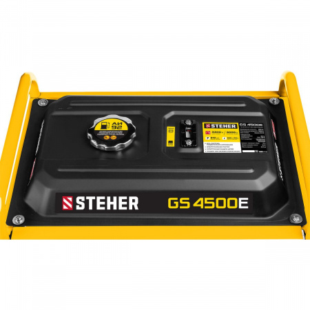 STEHER 3300 Вт, бензиновый генератор с электростартером (GS-4500E) по цене 34 390 руб. купить в Воронеже.
