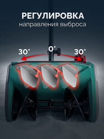 ЗУБР 20В, 33 см, без АКБ (LMS), лопата аккумуляторная (снегоуборщик) (СЛА-33) по цене 11 620 руб. купить в Воронеже.