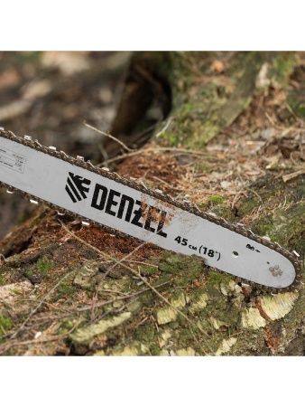 Пила цепная бензиновая DS-5218, шина 45 см, 52 см3, 3 л.с, шаг 0,325, паз 1,5 мм, 72 звена Denzel по цене 9 890 руб. купить в Воронеже.