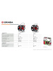 GRINDA HRM-45, для шлангов 45м x 1/2″ и 15м х 3/4″, стальные опоры, пластиковый барабан, катушка для шлангов (8-428405) по цене 1 950 руб. купить в Воронеже.