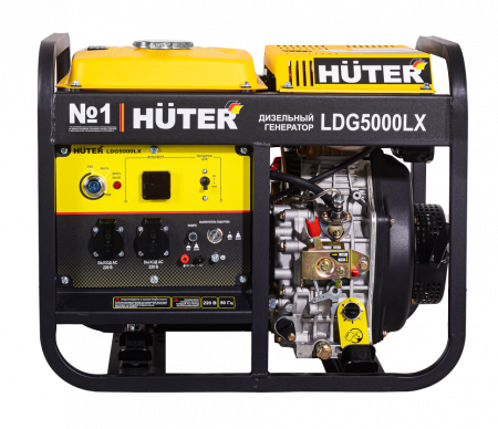 Электрогенератор дизельный LDG 5000LX Huter по цене 84 790 руб. купить в Воронеже.