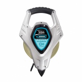 Рулетка геодезическая 50 м х 13 мм, откр. корп, металлическая лента, Super-Нейлон, двусторонняя шкала Gross