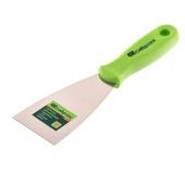 Шпательная лопатка из нержавеющей стали, 60 мм, пластмассовая ручка Сибртех, 85546