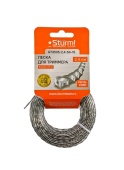 Леска для триммера, d=2.4мм, l=15 м, КРУЧЕНЫЙ КВАДРАТ, армиров. Картон, Sturm!