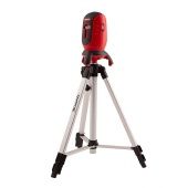 Уровень лазерный ML01T, дальность 10 м, точность ± 0.5 мм. / 1 м, длина волны 650 нм, проекция 1 вертикальная 1 горизонтальная плоскость, резьба под штатив 5/8", штатив в комплекте Matrix