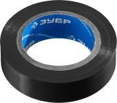 ЗУБР Электрик-10 черная изолента ПВХ, 10м х 15мм