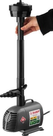Насос фонтанный, ЗУБР ЗНФЧ-60-4.2, для чистой воды, напор 4,2 м, насадки: колокольчик, гейзер, каскад, 120 Вт, 60 л/мин по цене  купить в Воронеже.