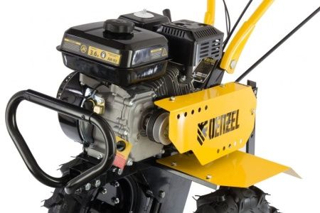 Мотоблок DPT-270, 7 л.с, ременное сцепление, ширина 85 см, глубина 35 см, фрез 3 х 4, ШОМ, передачи 2В/1Н Denzel по цене 41 330 руб. купить в Воронеже.