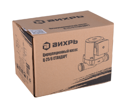 Циркуляционный насос Вихрь Ц-25/6 СТАНДАРТ по цене 2 390 руб. купить в Воронеже.
