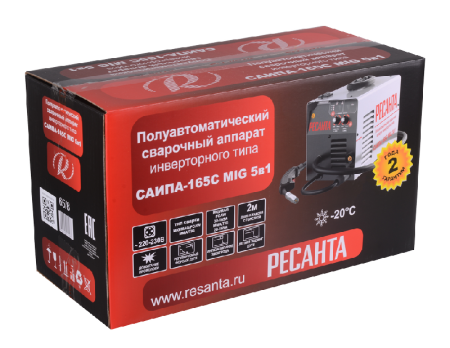 Сварочный полуавтомат Ресанта САИПА-165С (MIG/MAG) по цене 13 390 руб. купить в Воронеже.