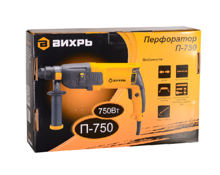 Перфоратор ВИХРЬ П-750 по цене 4 113 руб. купить в Воронеже.