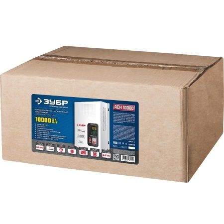 ЗУБР АСН 10000 профессиональный стабилизатор напряжения навесной 10000 ВА, 140-260 В, 8% по цене 28 190 руб. купить в Воронеже.