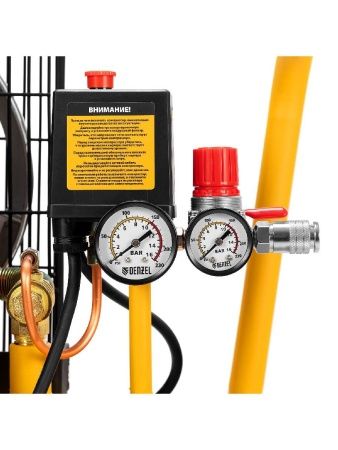 Компрессор воздушный BCI2300/50, ременный привод, 2.3 кВт, 50 литров, 400 л/мин Denzel по цене 43 340 руб. купить в Воронеже.