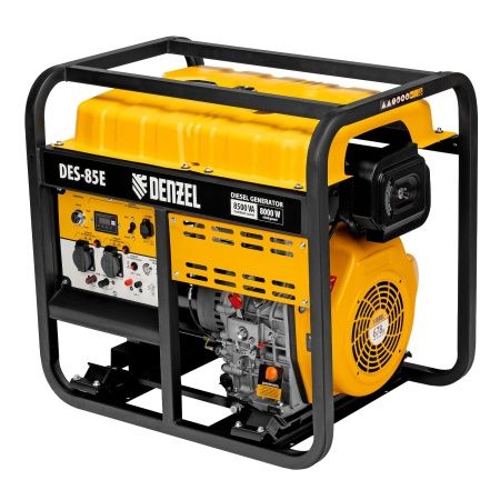 Генератор дизельный DES-85E, 8,5 кВт, 230 В, 16 л, электростартер Denzel по цене 138 000 руб. купить в Воронеже.