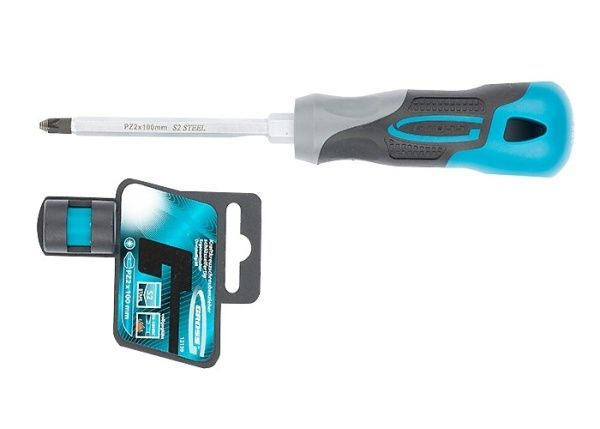 Отвертка PZ2 x 100 мм, S2, трехкомпонентная ручка Gross
