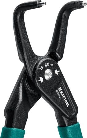 KRAFTOOL съемник стопорных колец 180 мм, изогнутые губки, внутренний по цене 1 730 руб. купить в Воронеже.