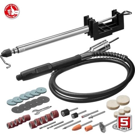 Гравер электрический, ЗУБР ЗГ-160 КН41, 220В, 160 Вт, 3.2 мм, 15000-35000 об/мин, набор насадок, цанг и державок, гибкий вал, штатив, 41 предмет, кейс по цене 4 600 руб. купить в Воронеже.