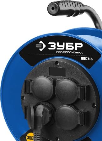 Силовой удлинитель на катушке ЗУБР ПВС 3х1.5 30м 3500Вт IP44, ПВС 315 по цене  купить в Воронеже.