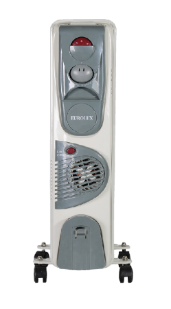 Масляный радиатор Eurolux ОМ-EU-9НВ с вентилятором по цене 4 490 руб. купить в Воронеже.