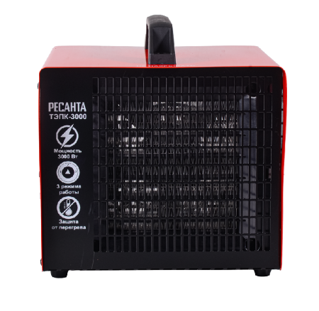 Электрическая тепловая пушка РЕСАНТА ТЭПК-3000 по цене 2 590 руб. купить в Воронеже.