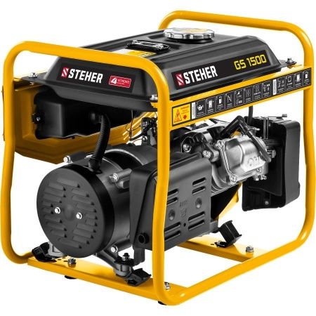 GS-1500 бензиновый генератор, 1200 Вт, STEHER по цене 15 690 руб. купить в Воронеже.