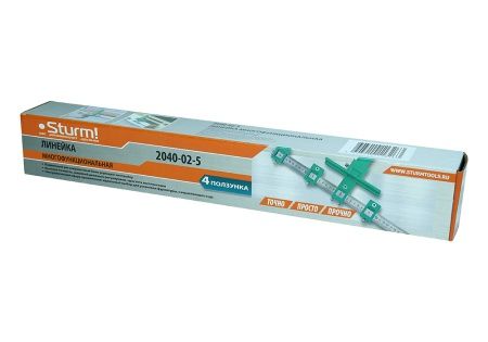 Линейка многофункциональная 4 глазка Sturm! по цене 1 190 руб. купить в Воронеже.