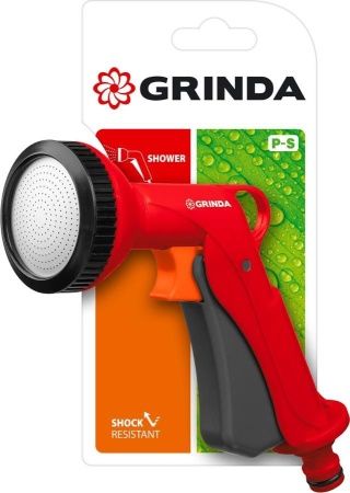 GRINDA P-S, душевой, курок спереди, пистолет поливочный пластиковый по цене 427 руб. купить в Воронеже.