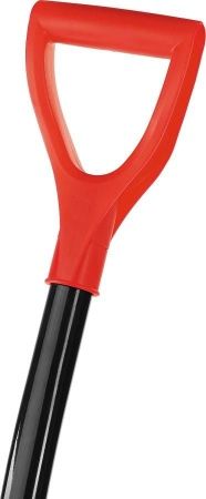 Снеговая лопата СИБИН ЛПА-410 410 мм пластиковая с алюминиевой планкой эргономичный алюминиевый черенок V-ручка по цене 960 руб. купить в Воронеже.