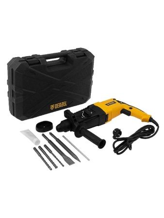 Перфоратор электрический RHH-800-26, SDS-plus, 800 Вт, 3 Дж, 3 плюс 1 реж. Denzel