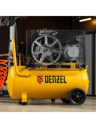 Компрессор воздушный BCI2300/50, ременный привод, 2.3 кВт, 50 литров, 400 л/мин Denzel по цене 43 340 руб. купить в Воронеже.