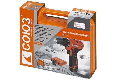 Аккумуляторный шуруповерт СОЮЗ ДШС-12-1Л по цене 3 890 руб. купить в Воронеже.