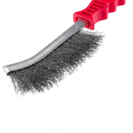 Щетка металлическая оцинкованная, пластиковая ручка Matrix по цене 188 руб. купить в Воронеже.