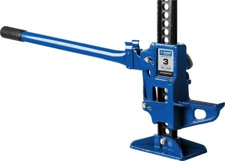 ЗУБР Хай-джек, 3 т, 125 - 1330 мм, реечный механический домкрат, Профессионал (43045-3-135) по цене 8 210 руб. купить в Воронеже.