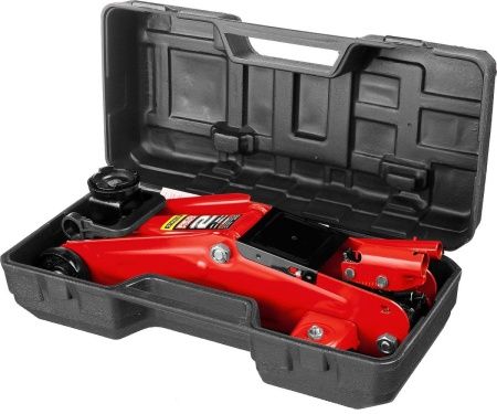 STAYER R-22 RED FORCE, в кейсе, 2 т, 125 - 320 мм, подкатной домкрат для легковых а/м, Professional (43152-2-K) по цене 3 340 руб. купить в Воронеже.
