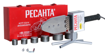 Аппарат для сварки ПВХ труб Ресанта АСПТ-63/1К  65/107 по цене 1 566 руб. купить в Воронеже.