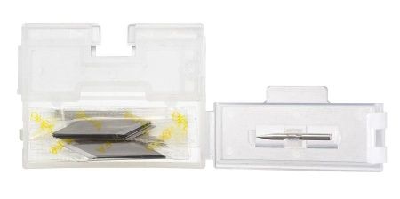 Лезвия OLFA специальнные, для ножа OL-AK-5, в боксе-подставке, игла 1,6мм, 4мм/30шт по цене 530 руб. купить в Воронеже.