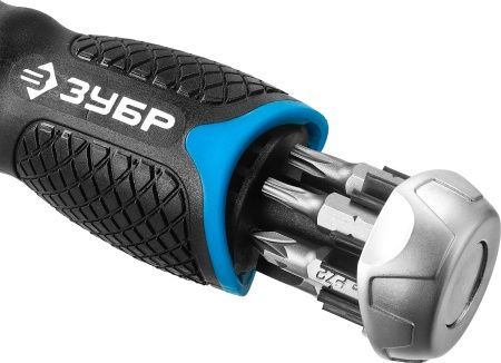 ЗУБР Профессионал набор 24 шт: отвертка реверсивная с насадками по цене  купить в Воронеже.