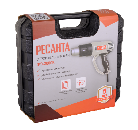 Строительный фен Ресанта ФЭ-2000К по цене 2 890 руб. купить в Воронеже.