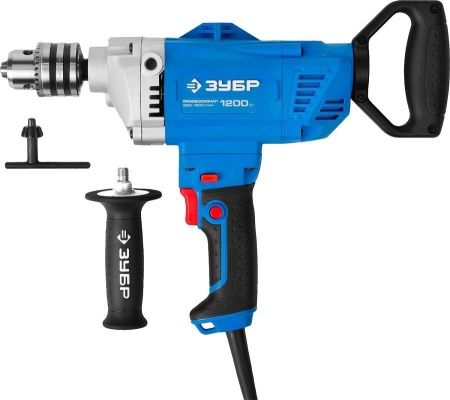 Дрель-миксер реверсивная, ЗУБР Профессионал ЗДМ-1200 РММ2, 160 Нм, патрон 16 мм, 0-850 об/мин, 1200 Вт по цене 9 500 руб. купить в Воронеже.