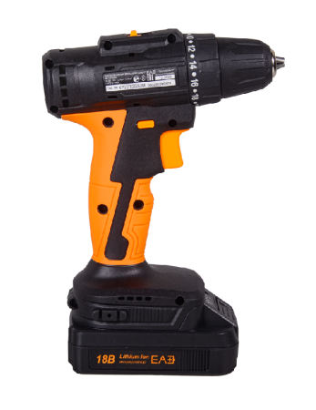 Дрель-шуруповерт ДА-18Л-2К/Б (2,0 А/ч) (бесщеточный двигатель) Вихрь по цене 5 990 руб. купить в Воронеже.