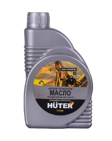 Масло 2Т полусинтетическое для двухтактных двигателей Huter по цене 428 руб. купить в Воронеже.